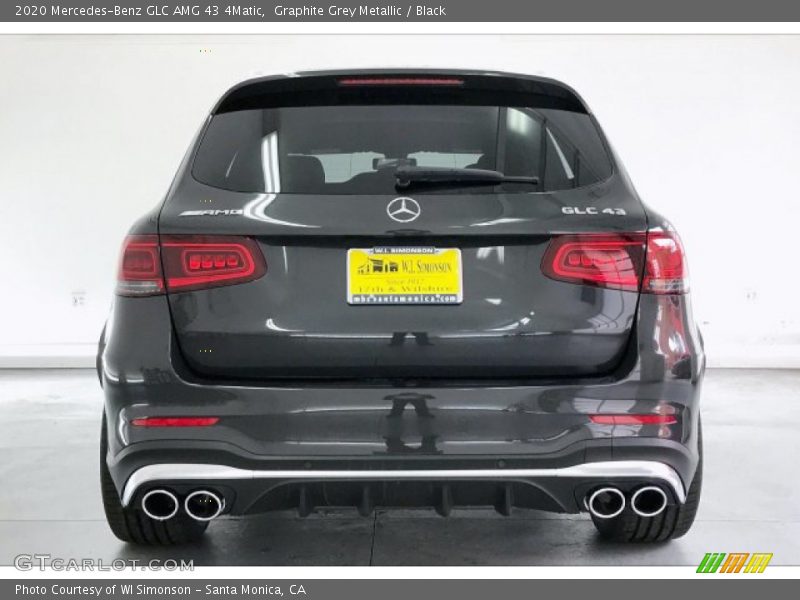 Graphite Grey Metallic / Black 2020 Mercedes-Benz GLC AMG 43 4Matic