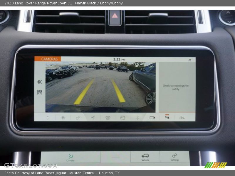 Narvik Black / Ebony/Ebony 2020 Land Rover Range Rover Sport SE