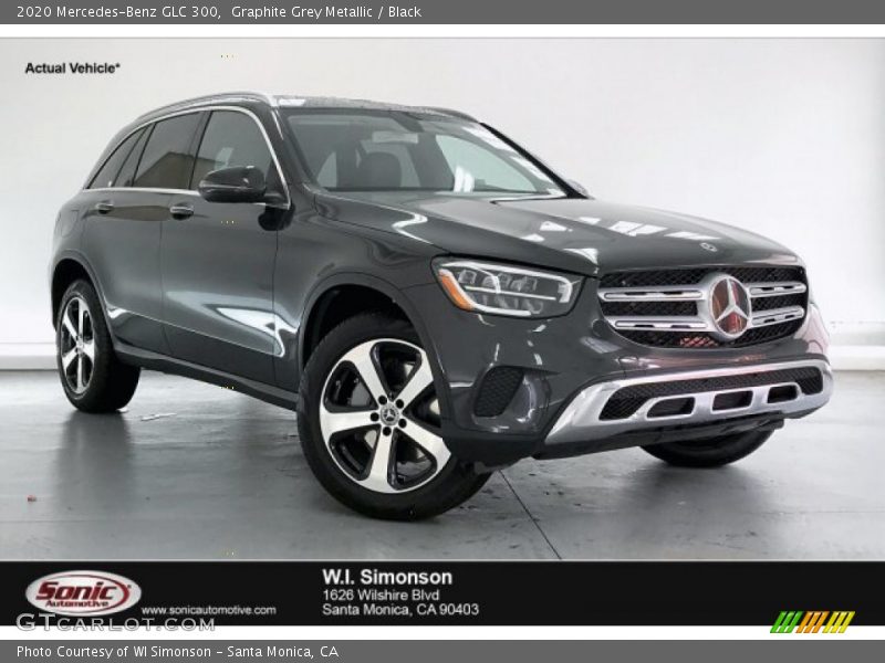 Graphite Grey Metallic / Black 2020 Mercedes-Benz GLC 300