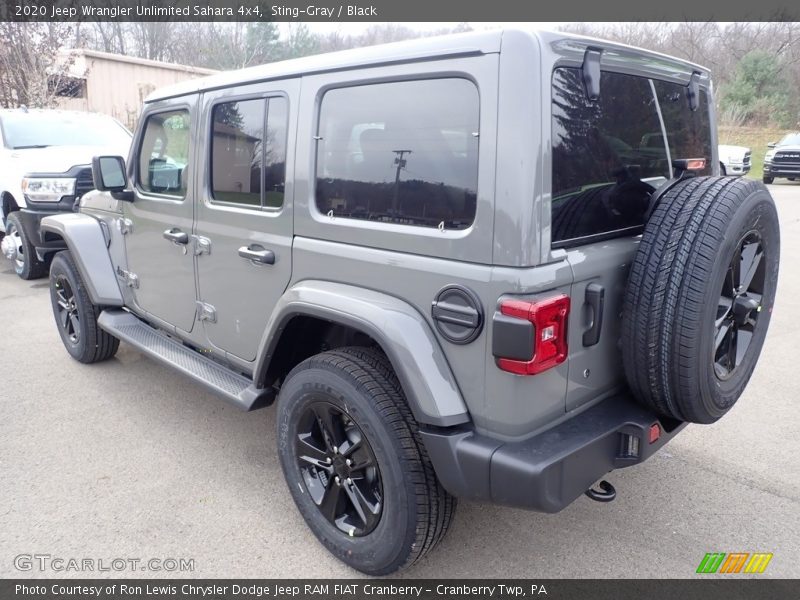 Sting-Gray / Black 2020 Jeep Wrangler Unlimited Sahara 4x4