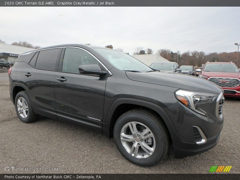 Graphite Gray Metallic / Jet Black 2020 GMC Terrain SLE AWD