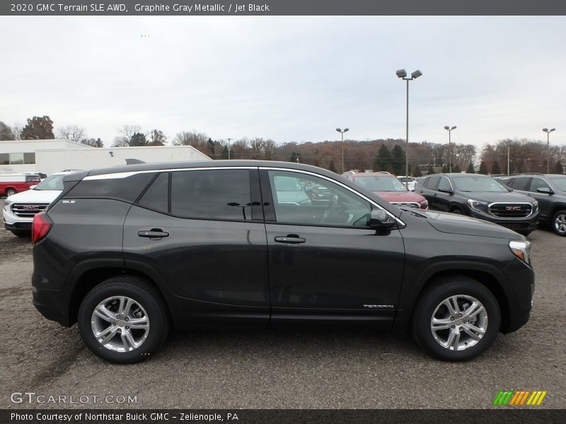 Graphite Gray Metallic / Jet Black 2020 GMC Terrain SLE AWD