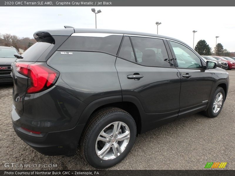 Graphite Gray Metallic / Jet Black 2020 GMC Terrain SLE AWD