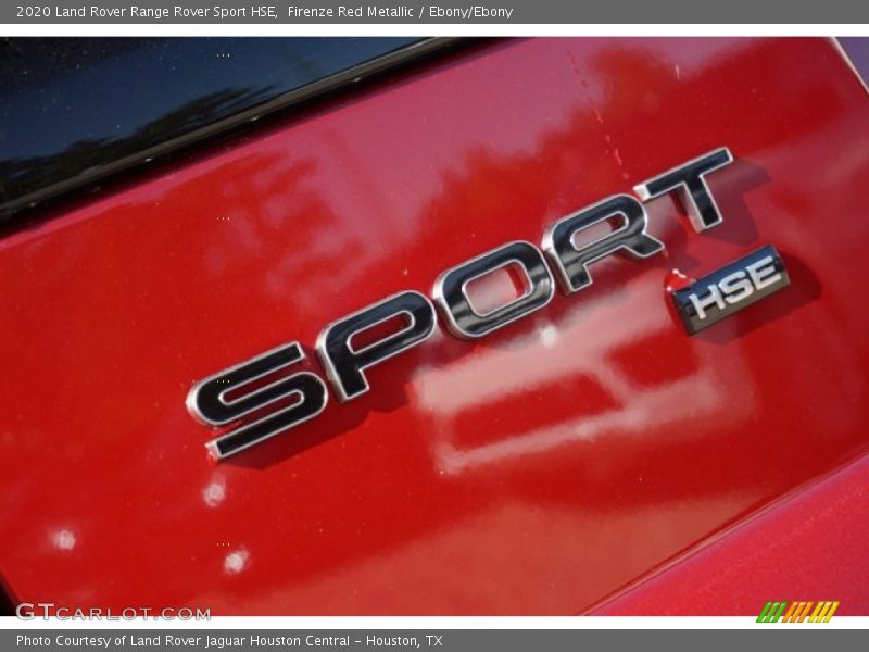 Firenze Red Metallic / Ebony/Ebony 2020 Land Rover Range Rover Sport HSE