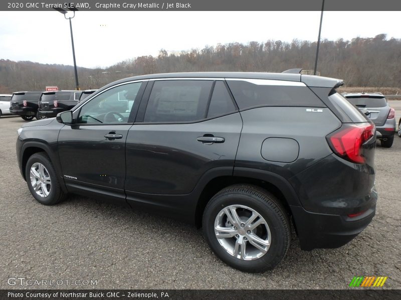 Graphite Gray Metallic / Jet Black 2020 GMC Terrain SLE AWD