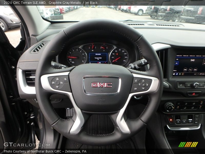 Graphite Gray Metallic / Jet Black 2020 GMC Terrain SLE AWD