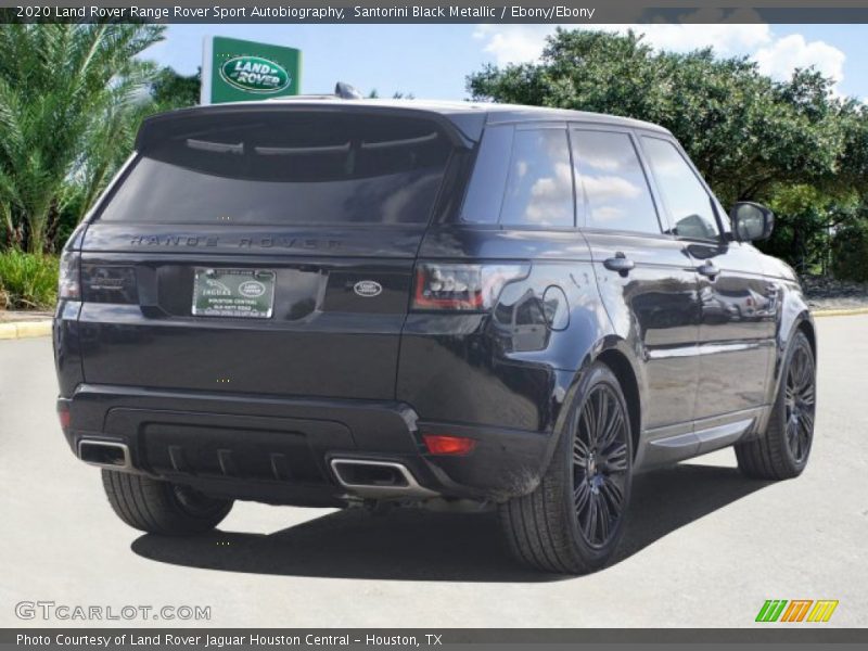 Santorini Black Metallic / Ebony/Ebony 2020 Land Rover Range Rover Sport Autobiography