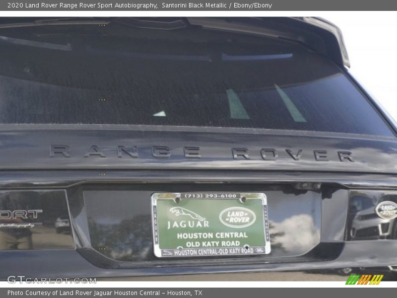Santorini Black Metallic / Ebony/Ebony 2020 Land Rover Range Rover Sport Autobiography
