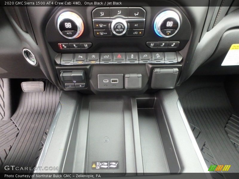 Controls of 2020 Sierra 1500 AT4 Crew Cab 4WD