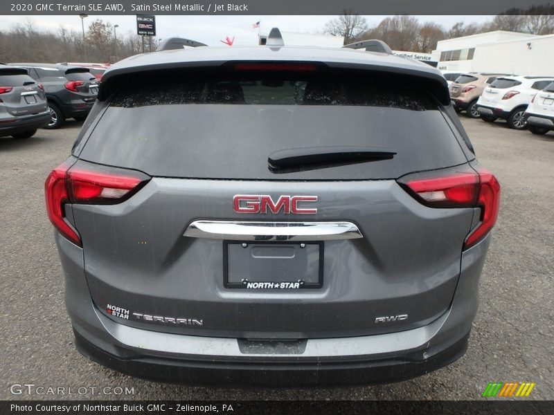 Satin Steel Metallic / Jet Black 2020 GMC Terrain SLE AWD