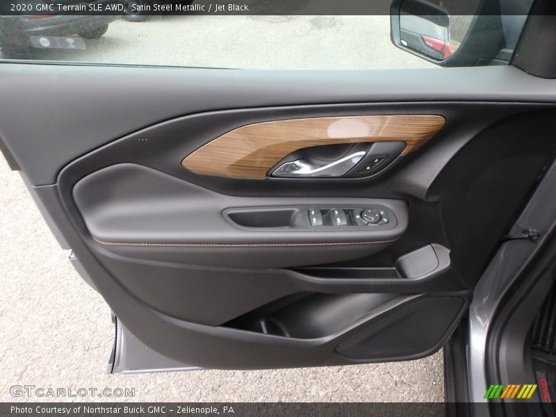 Satin Steel Metallic / Jet Black 2020 GMC Terrain SLE AWD