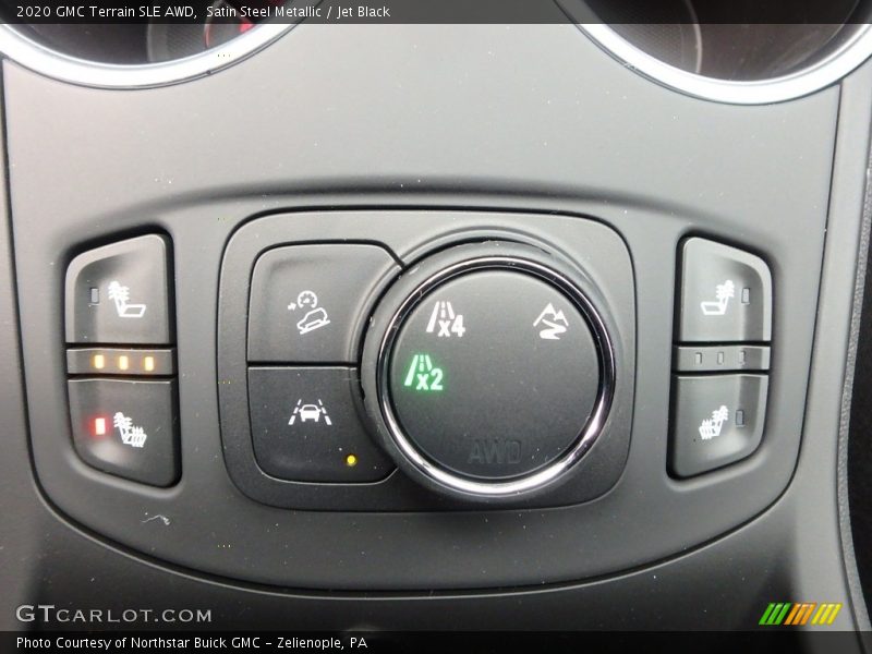 Satin Steel Metallic / Jet Black 2020 GMC Terrain SLE AWD