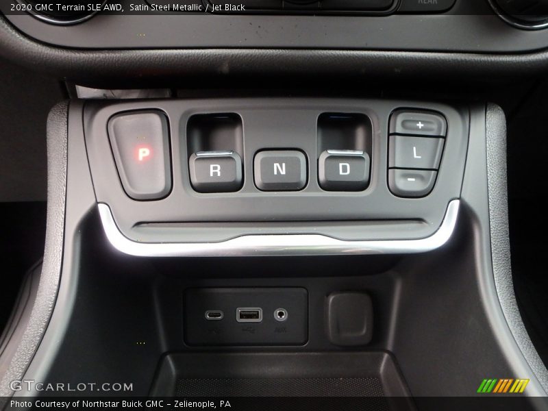 Satin Steel Metallic / Jet Black 2020 GMC Terrain SLE AWD