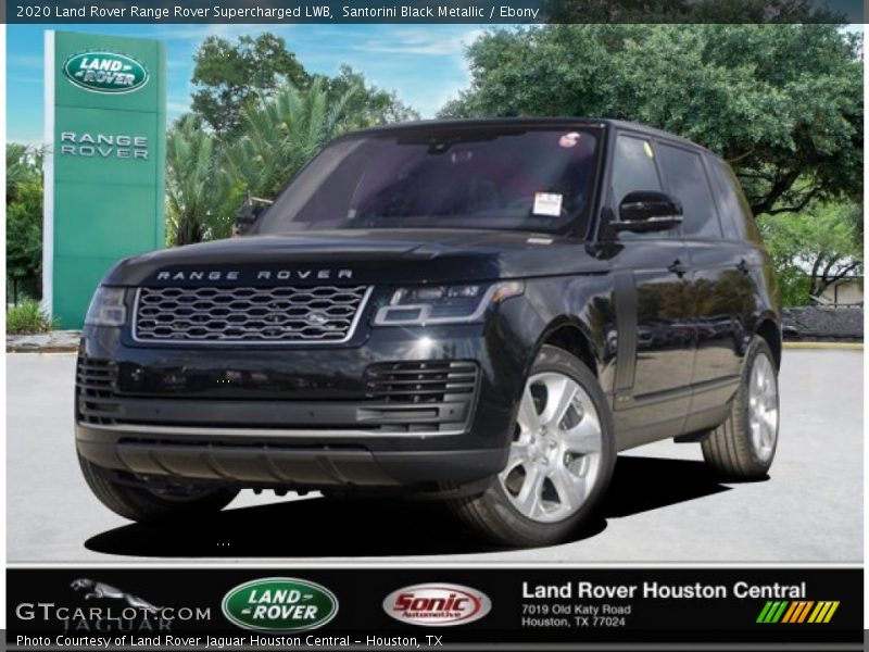 Santorini Black Metallic / Ebony 2020 Land Rover Range Rover Supercharged LWB