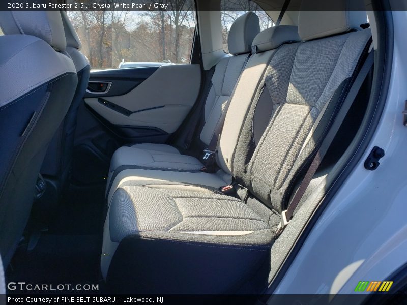 Crystal White Pearl / Gray 2020 Subaru Forester 2.5i