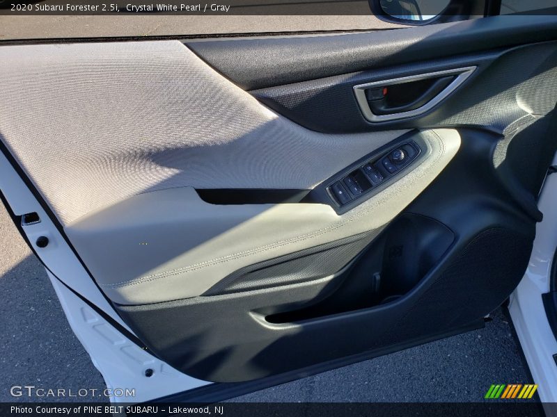 Crystal White Pearl / Gray 2020 Subaru Forester 2.5i