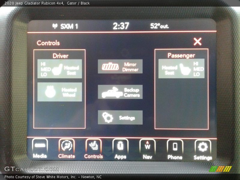 Gator / Black 2020 Jeep Gladiator Rubicon 4x4