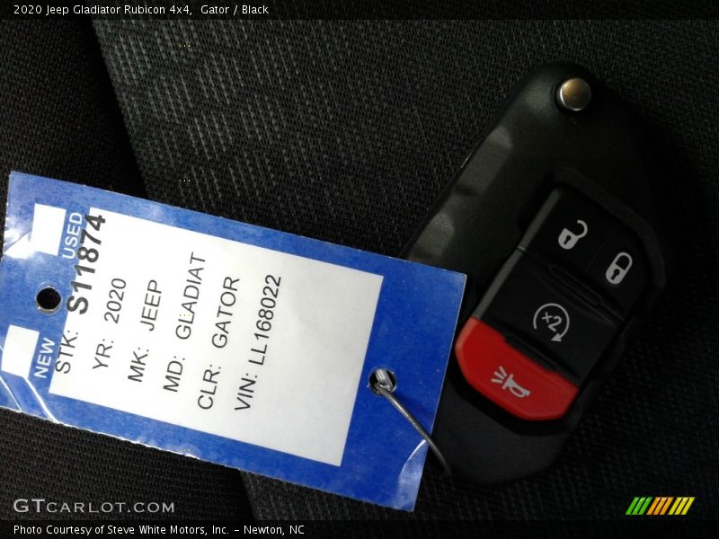 Gator / Black 2020 Jeep Gladiator Rubicon 4x4