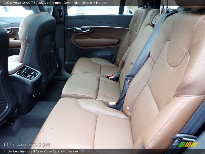 Rear Seat of 2020 XC90 T6 AWD Momentum