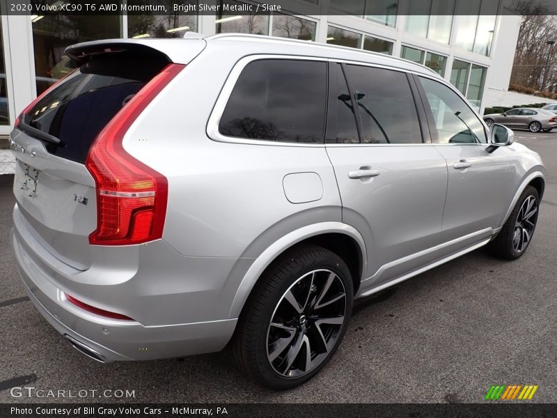 Bright Silver Metallic / Slate 2020 Volvo XC90 T6 AWD Momentum
