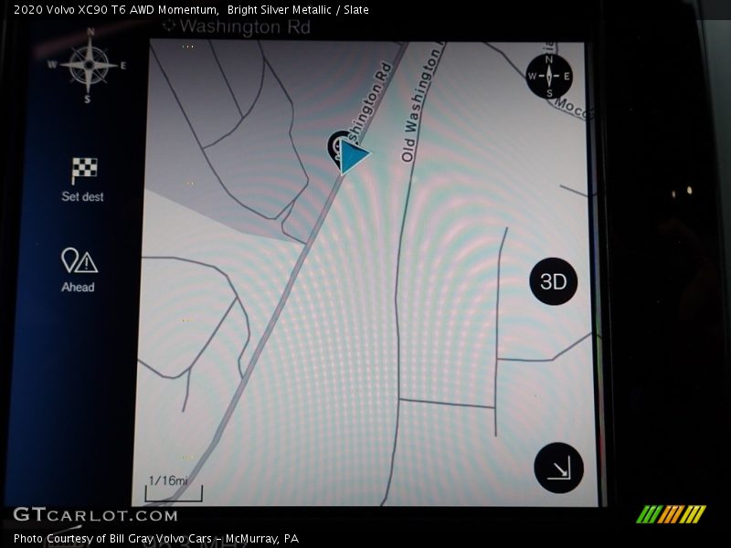Bright Silver Metallic / Slate 2020 Volvo XC90 T6 AWD Momentum
