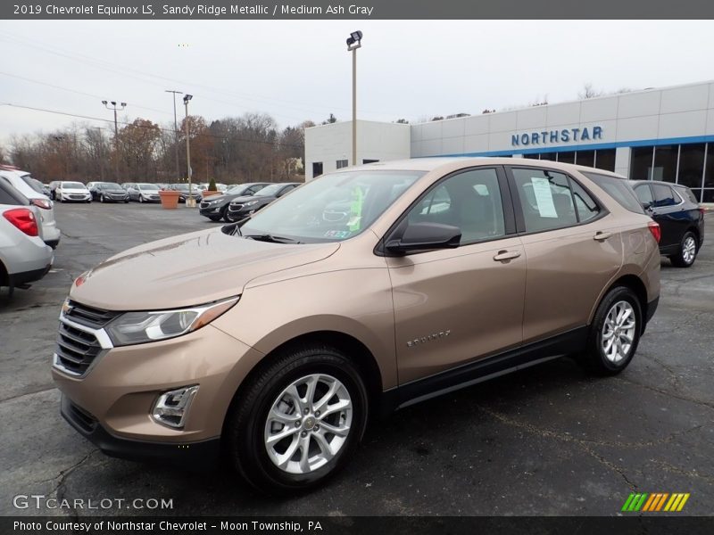 Sandy Ridge Metallic / Medium Ash Gray 2019 Chevrolet Equinox LS