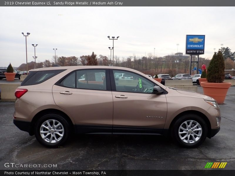 Sandy Ridge Metallic / Medium Ash Gray 2019 Chevrolet Equinox LS