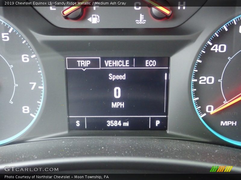 Sandy Ridge Metallic / Medium Ash Gray 2019 Chevrolet Equinox LS