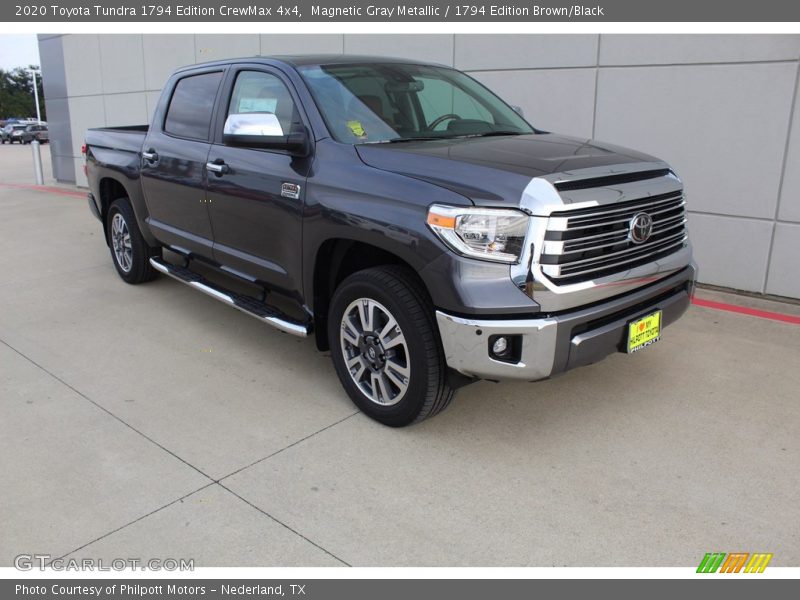 Magnetic Gray Metallic / 1794 Edition Brown/Black 2020 Toyota Tundra 1794 Edition CrewMax 4x4