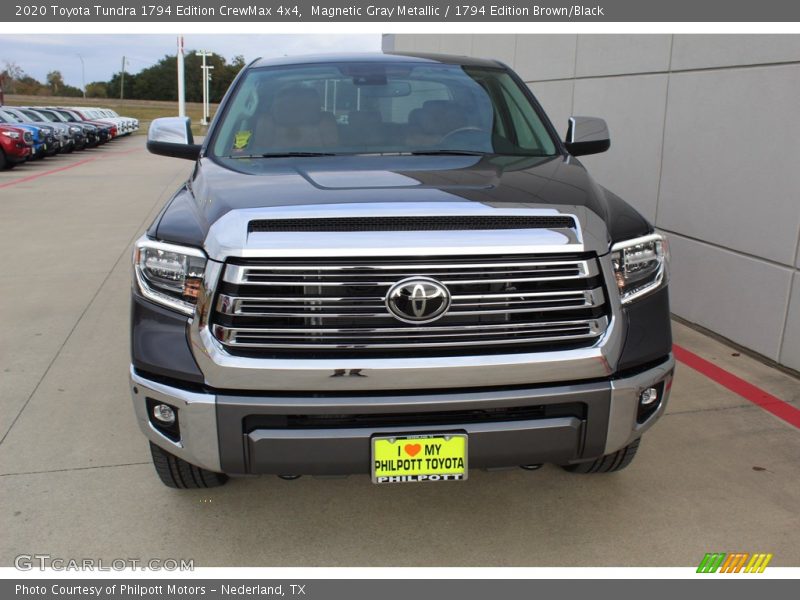 Magnetic Gray Metallic / 1794 Edition Brown/Black 2020 Toyota Tundra 1794 Edition CrewMax 4x4
