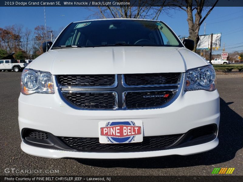 White Knuckle / Black/Light Graystone 2019 Dodge Grand Caravan SE