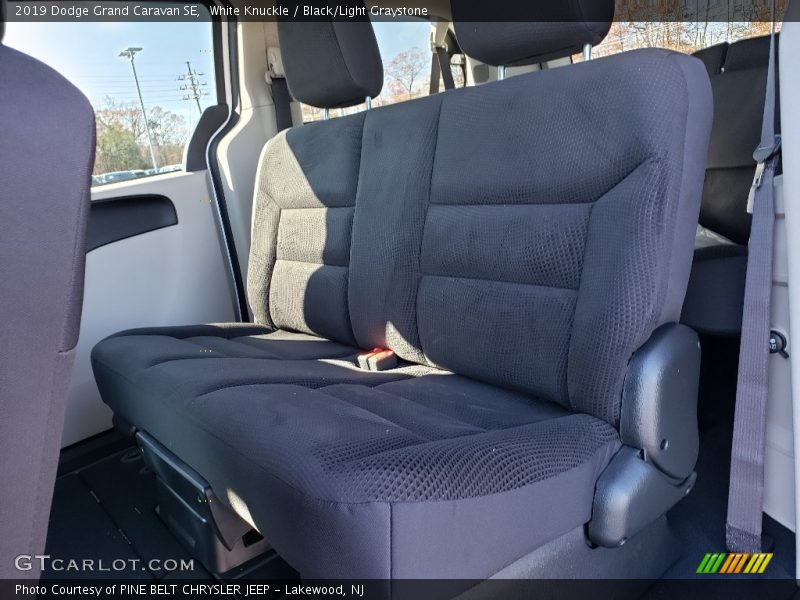 White Knuckle / Black/Light Graystone 2019 Dodge Grand Caravan SE