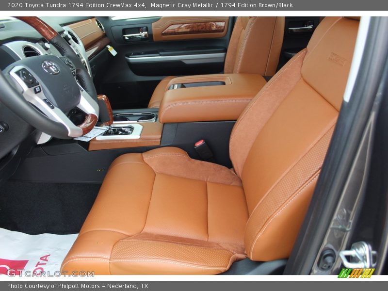 Front Seat of 2020 Tundra 1794 Edition CrewMax 4x4