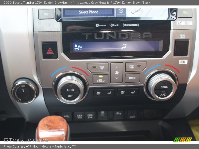 Controls of 2020 Tundra 1794 Edition CrewMax 4x4