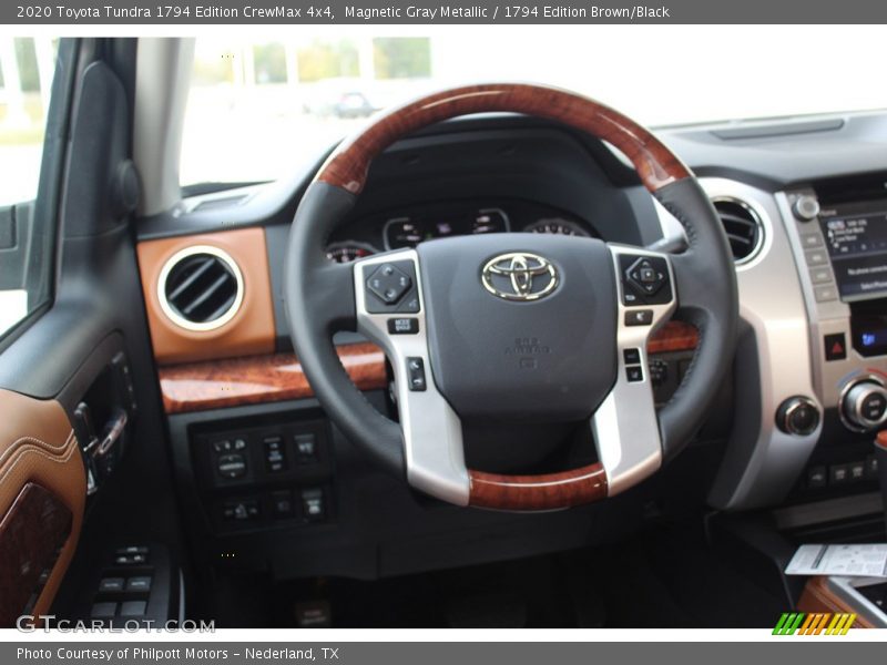 Magnetic Gray Metallic / 1794 Edition Brown/Black 2020 Toyota Tundra 1794 Edition CrewMax 4x4