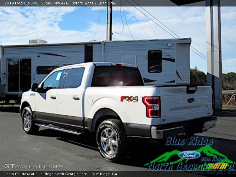 Oxford White / Earth Gray 2019 Ford F150 XLT SuperCrew 4x4