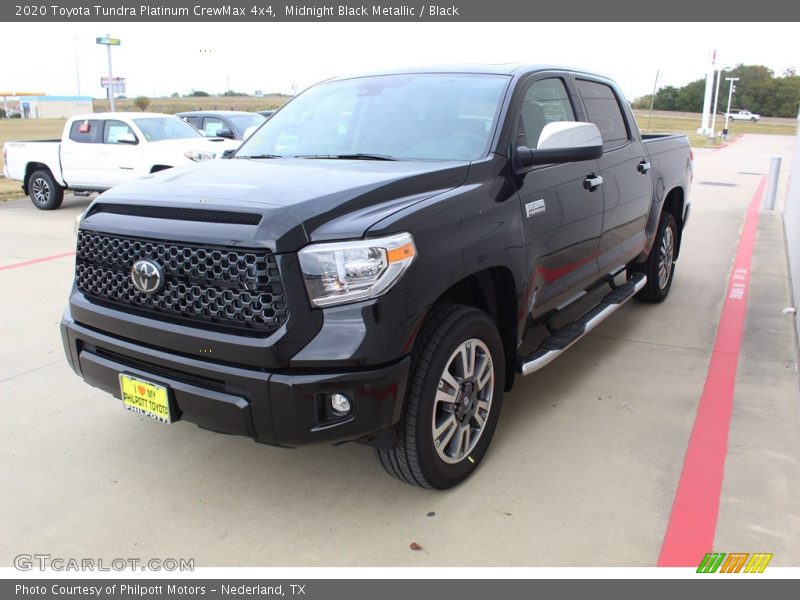 Midnight Black Metallic / Black 2020 Toyota Tundra Platinum CrewMax 4x4