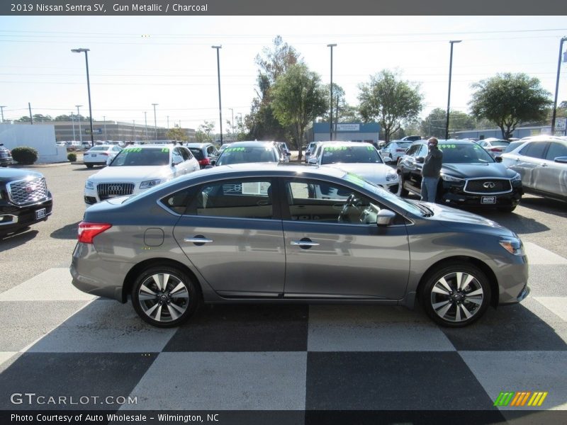 Gun Metallic / Charcoal 2019 Nissan Sentra SV