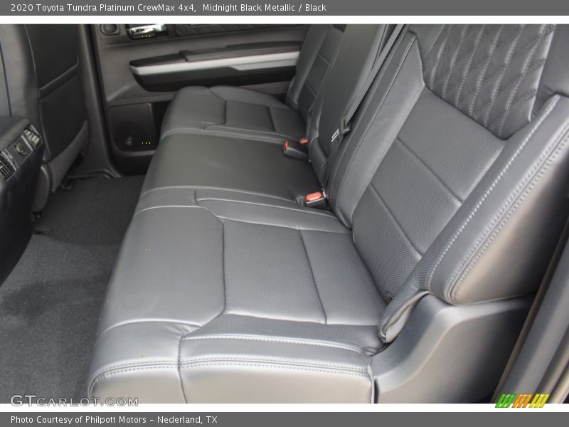 Rear Seat of 2020 Tundra Platinum CrewMax 4x4