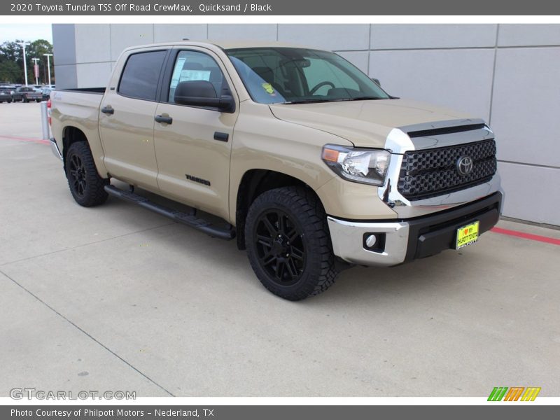 Quicksand / Black 2020 Toyota Tundra TSS Off Road CrewMax