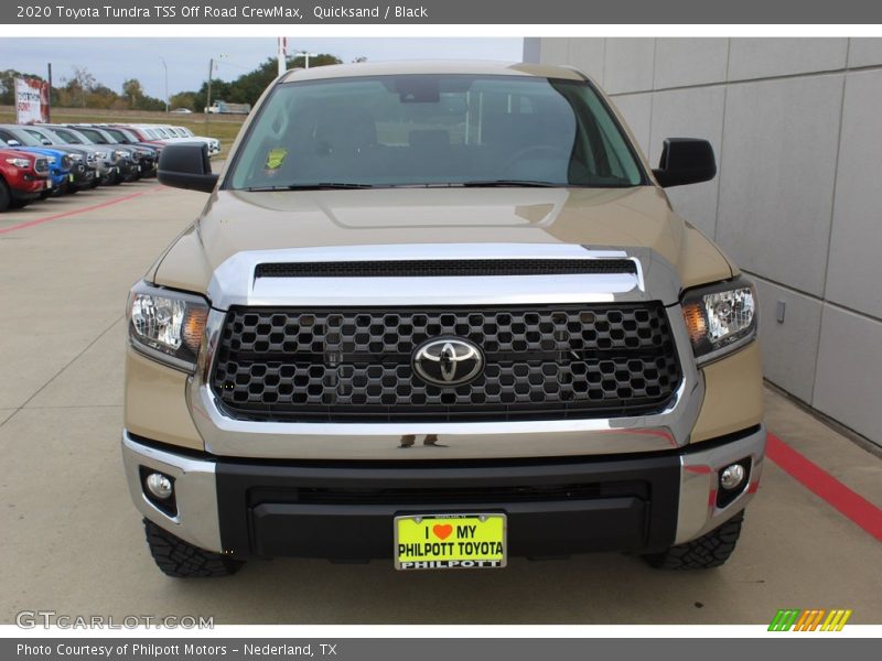 Quicksand / Black 2020 Toyota Tundra TSS Off Road CrewMax