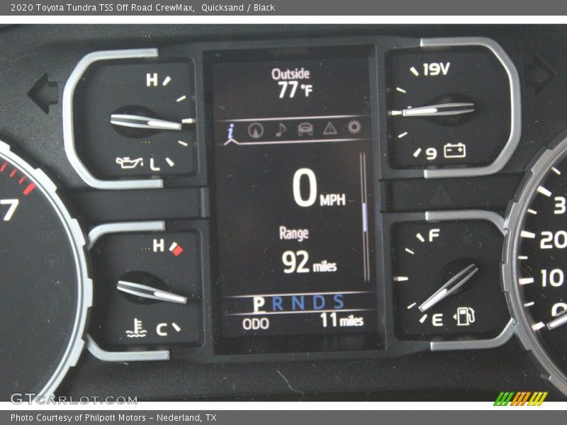 Quicksand / Black 2020 Toyota Tundra TSS Off Road CrewMax
