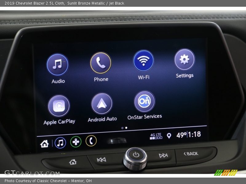 Sunlit Bronze Metallic / Jet Black 2019 Chevrolet Blazer 2.5L Cloth