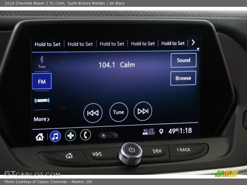 Sunlit Bronze Metallic / Jet Black 2019 Chevrolet Blazer 2.5L Cloth