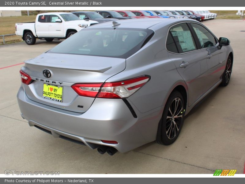 Celestial Silver Metallic / Black 2020 Toyota Camry SE
