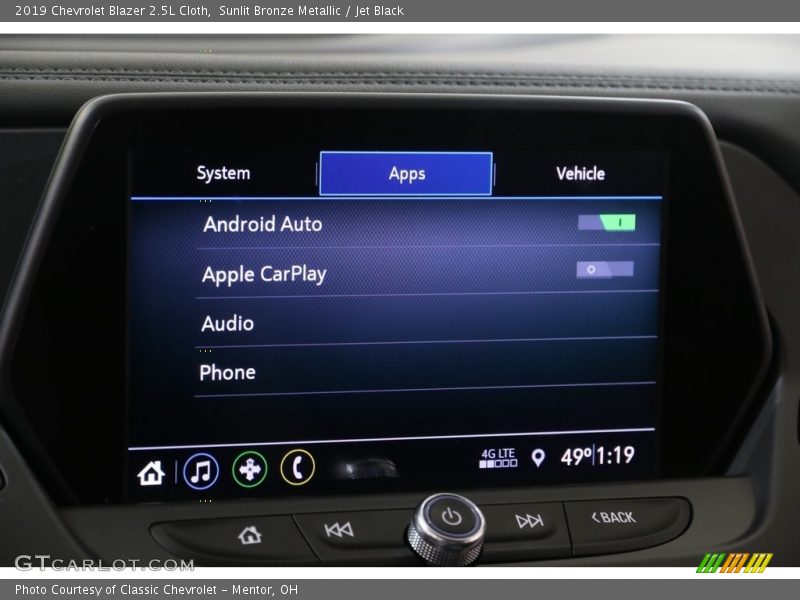 Sunlit Bronze Metallic / Jet Black 2019 Chevrolet Blazer 2.5L Cloth