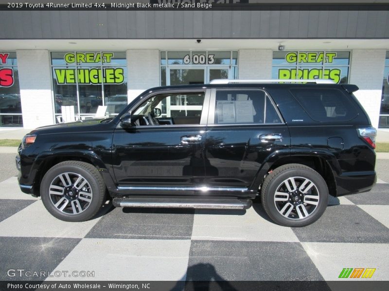 Midnight Black metallic / Sand Beige 2019 Toyota 4Runner Limited 4x4