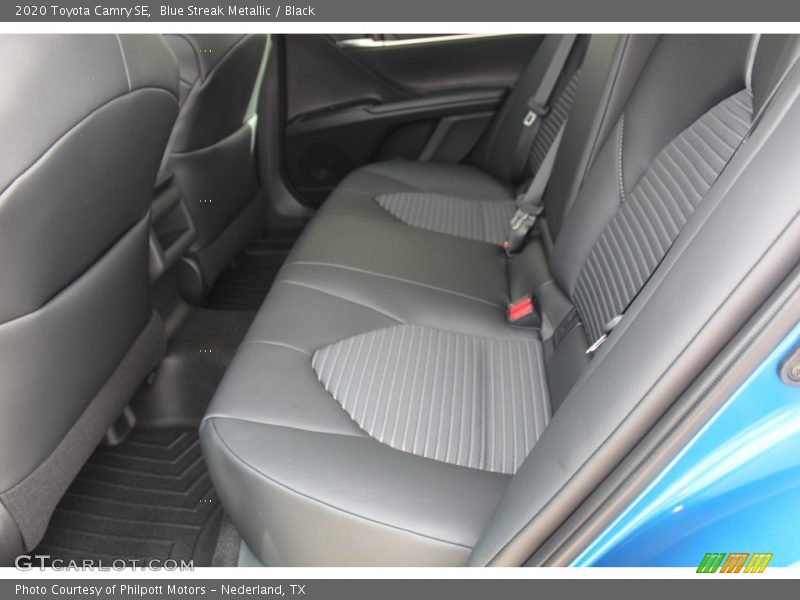 Blue Streak Metallic / Black 2020 Toyota Camry SE