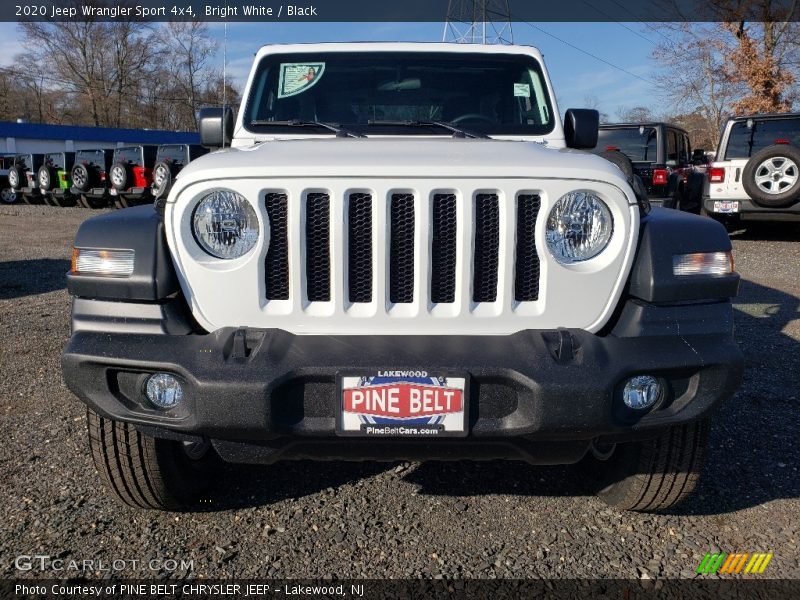 Bright White / Black 2020 Jeep Wrangler Sport 4x4