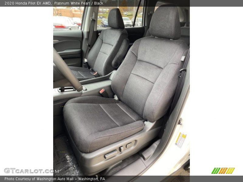 Platinum White Pearl / Black 2020 Honda Pilot EX AWD